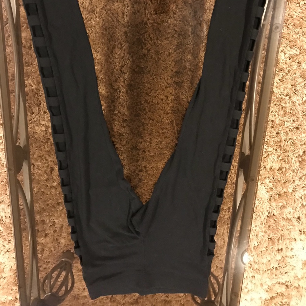 Black Express Cut Out Leggings XS